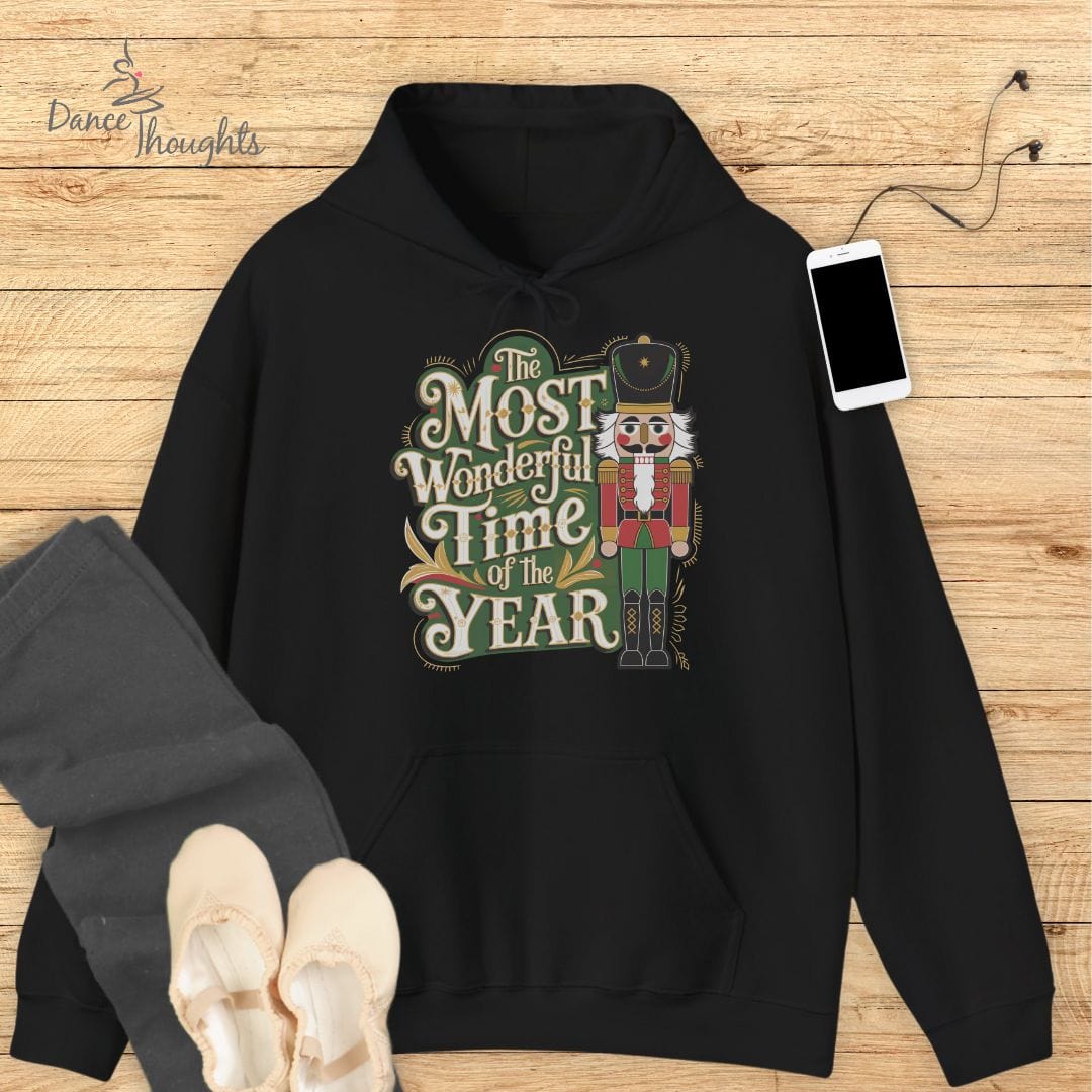 The Most Wonderful Time Nutcracker Hoodie-Hoodie-Dance Thoughts
