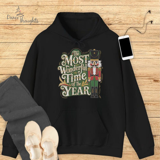 The Most Wonderful Time Nutcracker Hoodie-Hoodie-Dance Thoughts