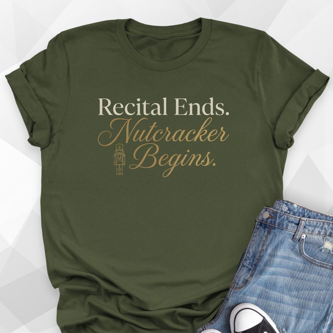 Recital Ends Nutcracker Begins T-Shirt