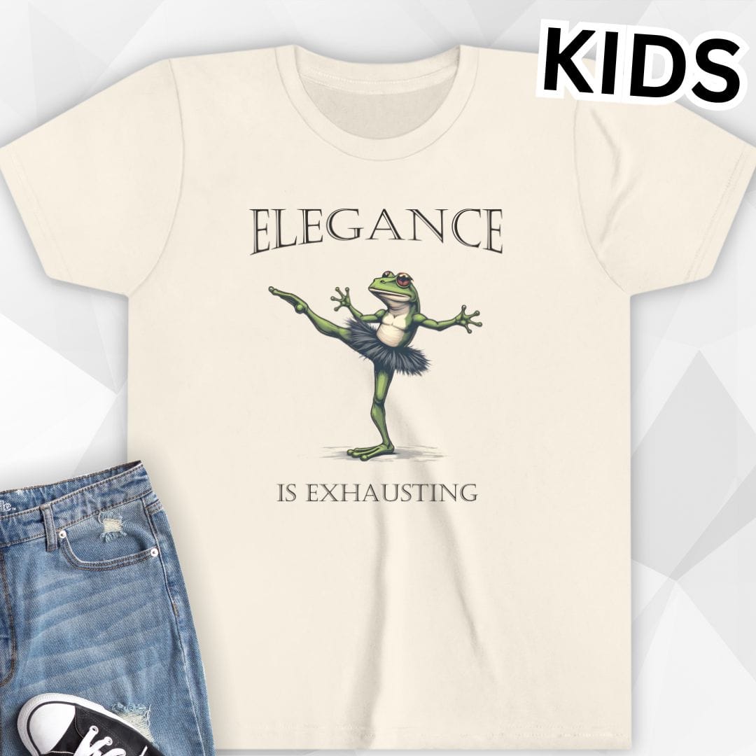 KIDS Elegance Is Exhausting T-shirt
