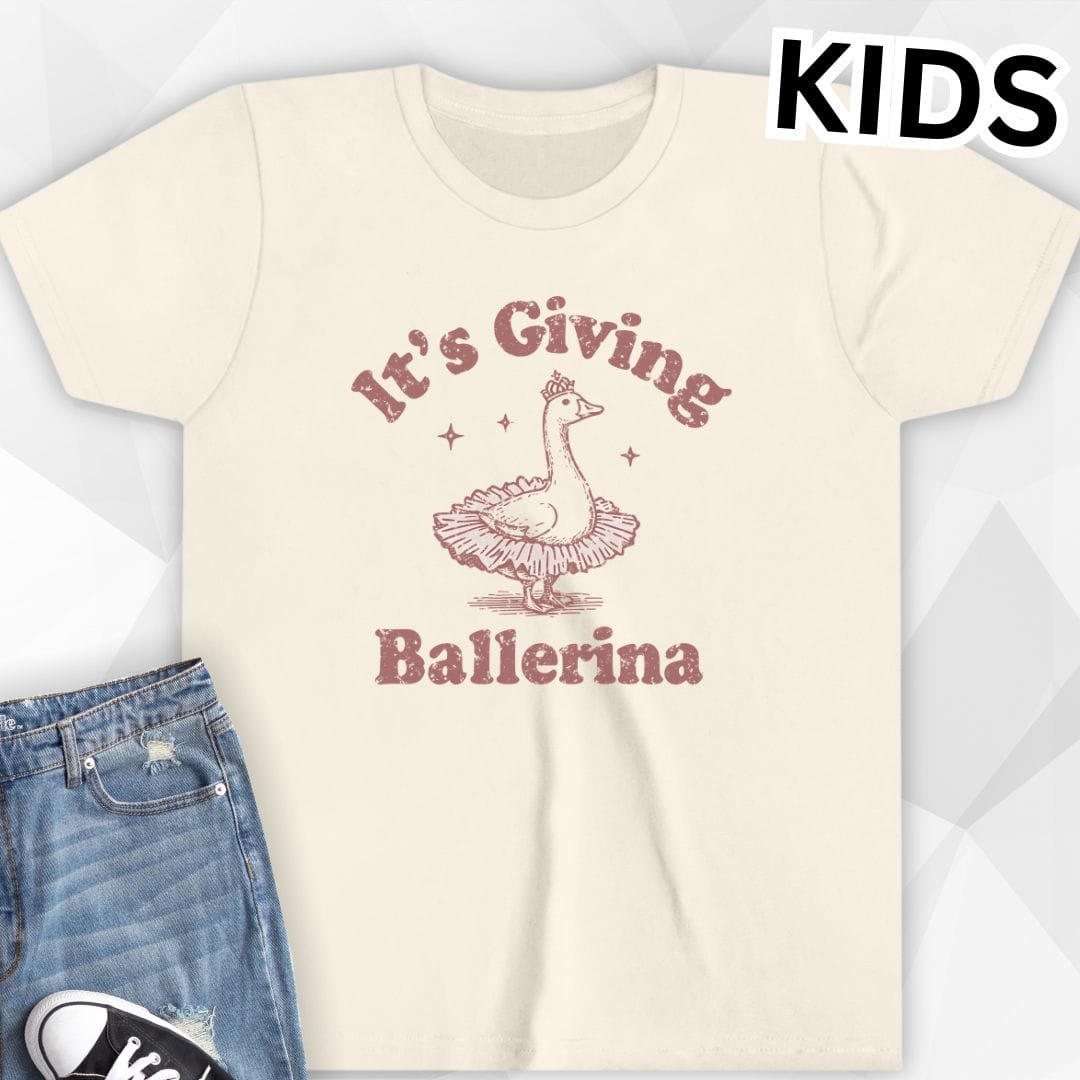 KIDS It's Giving Ballerina T-shirt