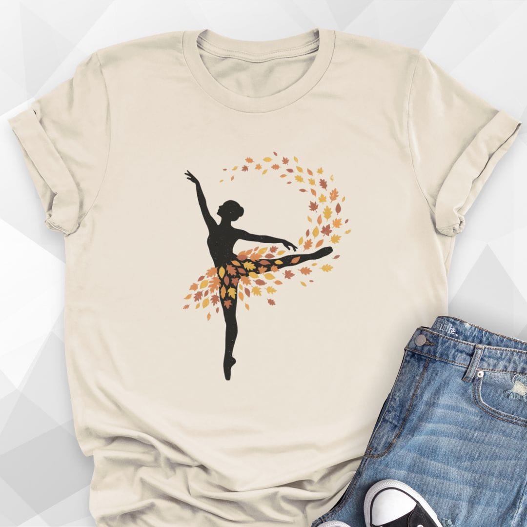 Autumn Leaves Ballerina T-Shirt