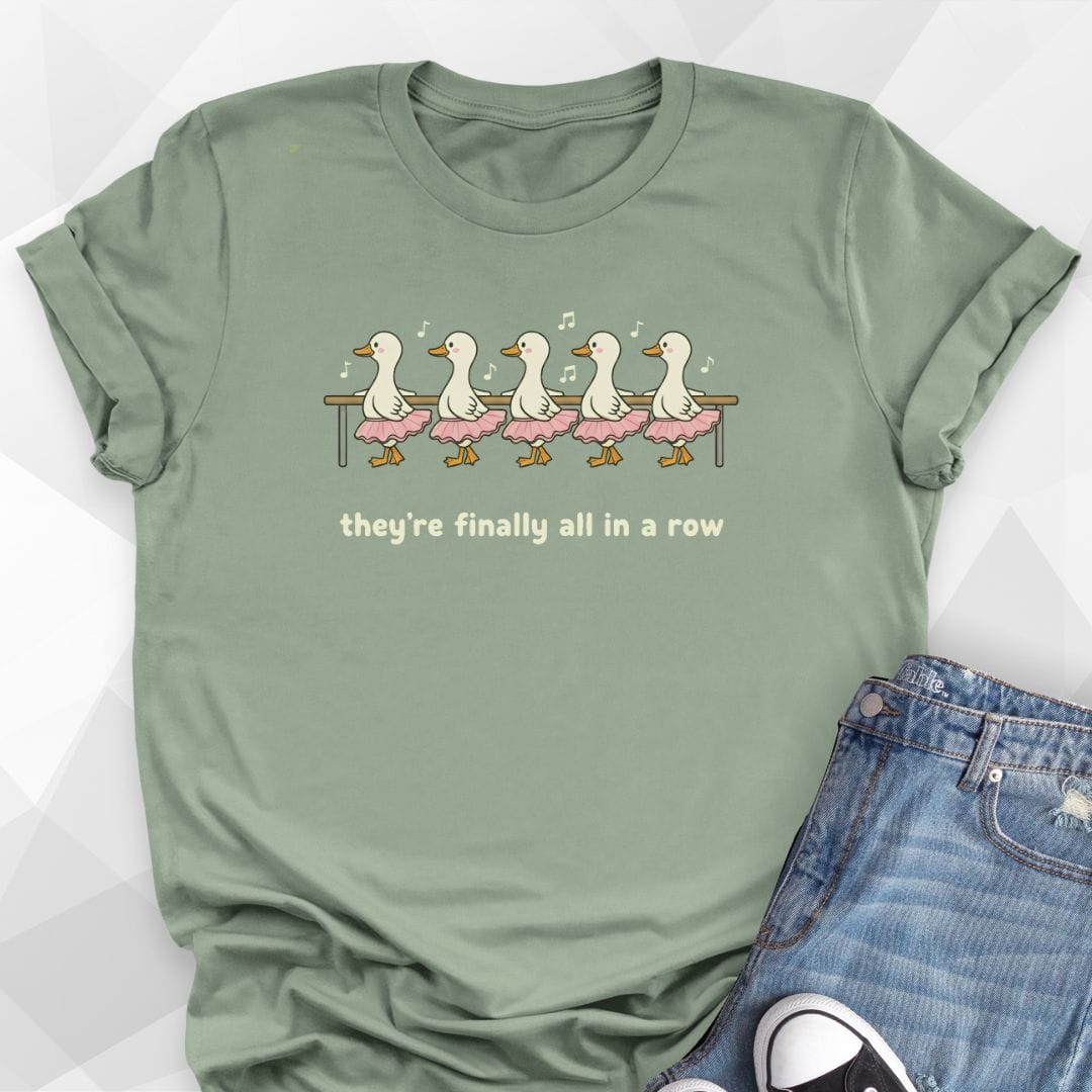 All In A Row Duck T-Shirt