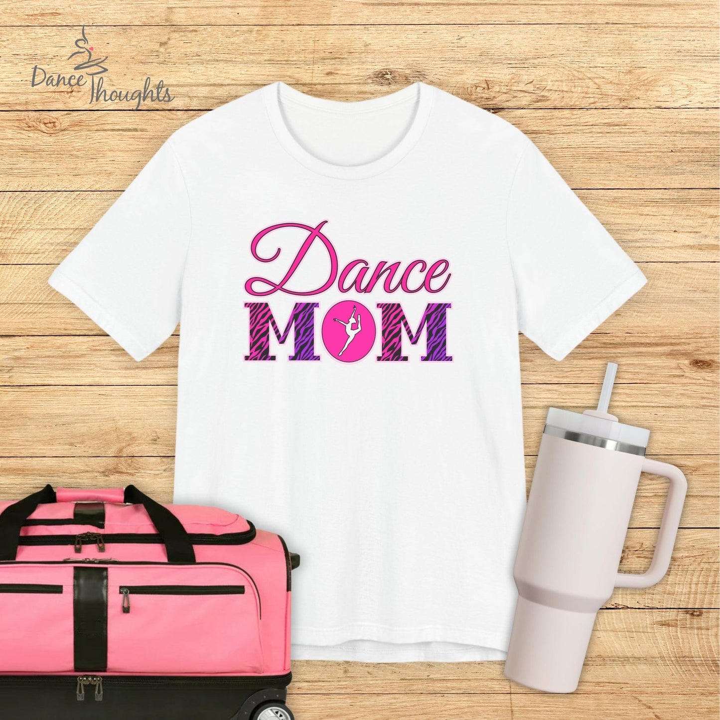 90's Zebra Print Dance Mom T-shirt