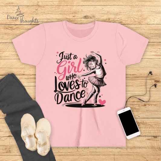 KIDS Just A Girl Who Loves To Dance T-shirt