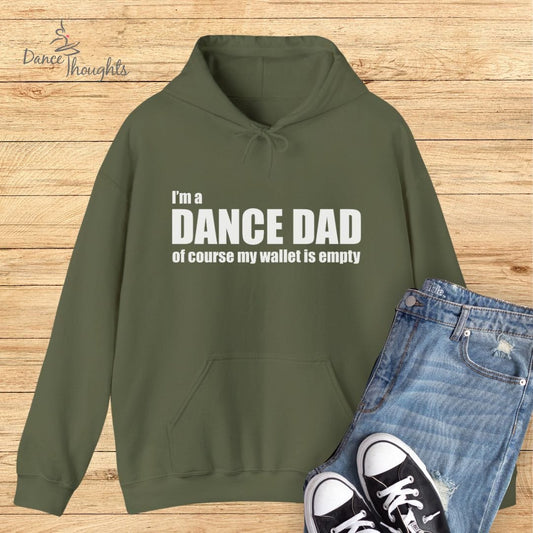 Dance Dad Empty Wallet Hoodie