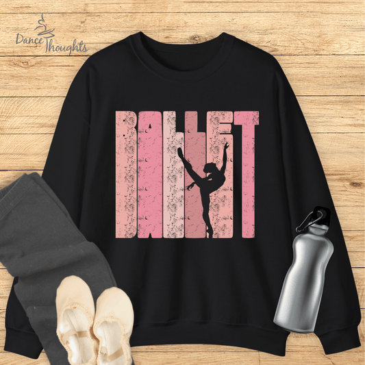 Ballet Arabesque Silhouette Sweatshirt