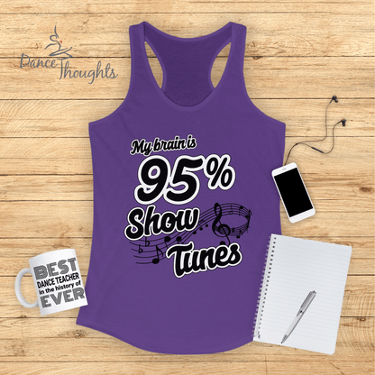 My Brain Is 95% Show Tunes Tank Top