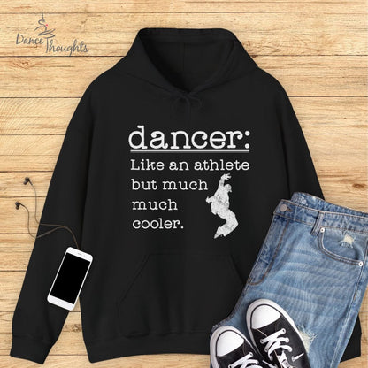 Like An Athlete Male Dancer Hoodie