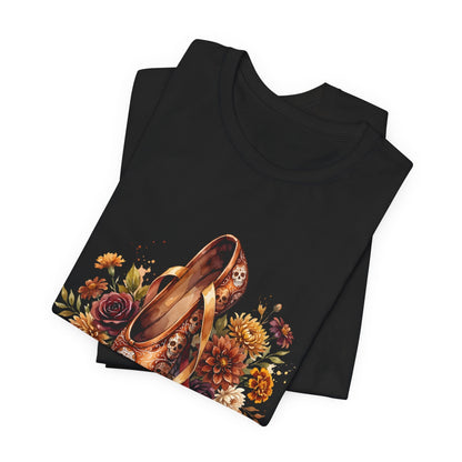 Sugar Skull Pointe Shoe T-Shirt