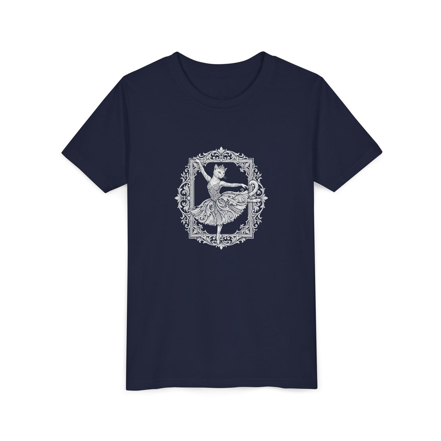KIDS Elegant Ballerina Cat T-Shirt