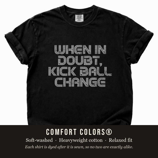 Black Comfort Colors flat lay