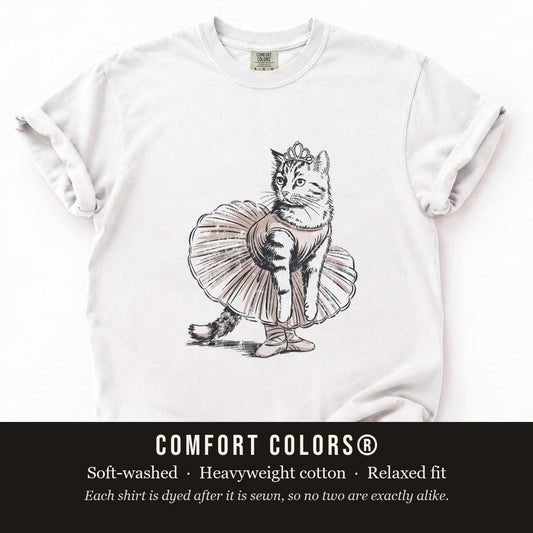 White Comfort Colors flat lay