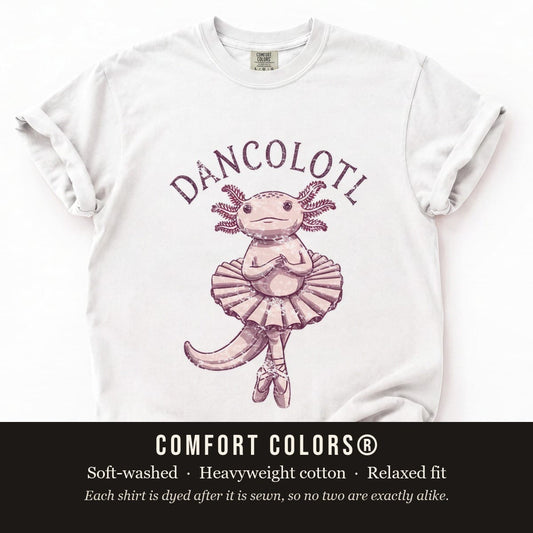 White Comfort Colors flat lay