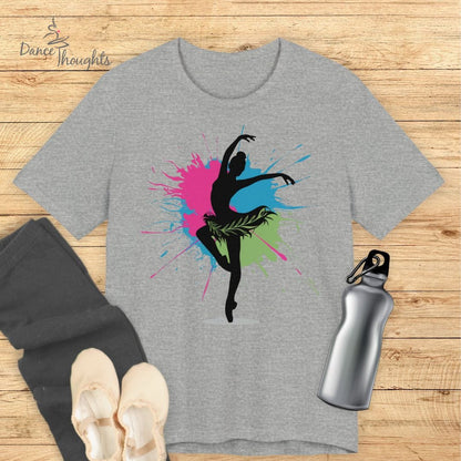 Retro Paint Splatter Dance T-shirt