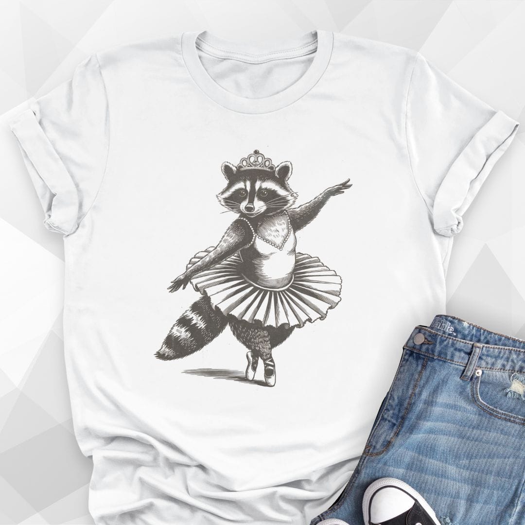 Raccoon Ballerina T-shirt