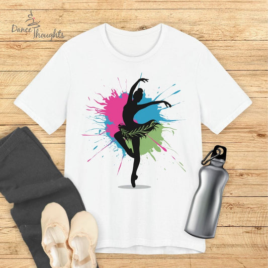 Retro Paint Splatter Dance T-shirt