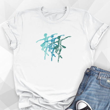Blue Ballerina Trio T-shirt