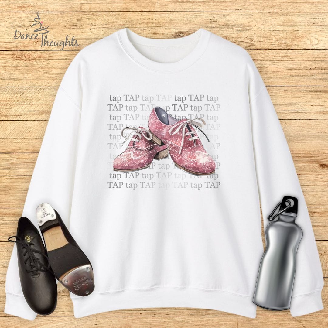 Pink Tap Shoes Sweatshirt