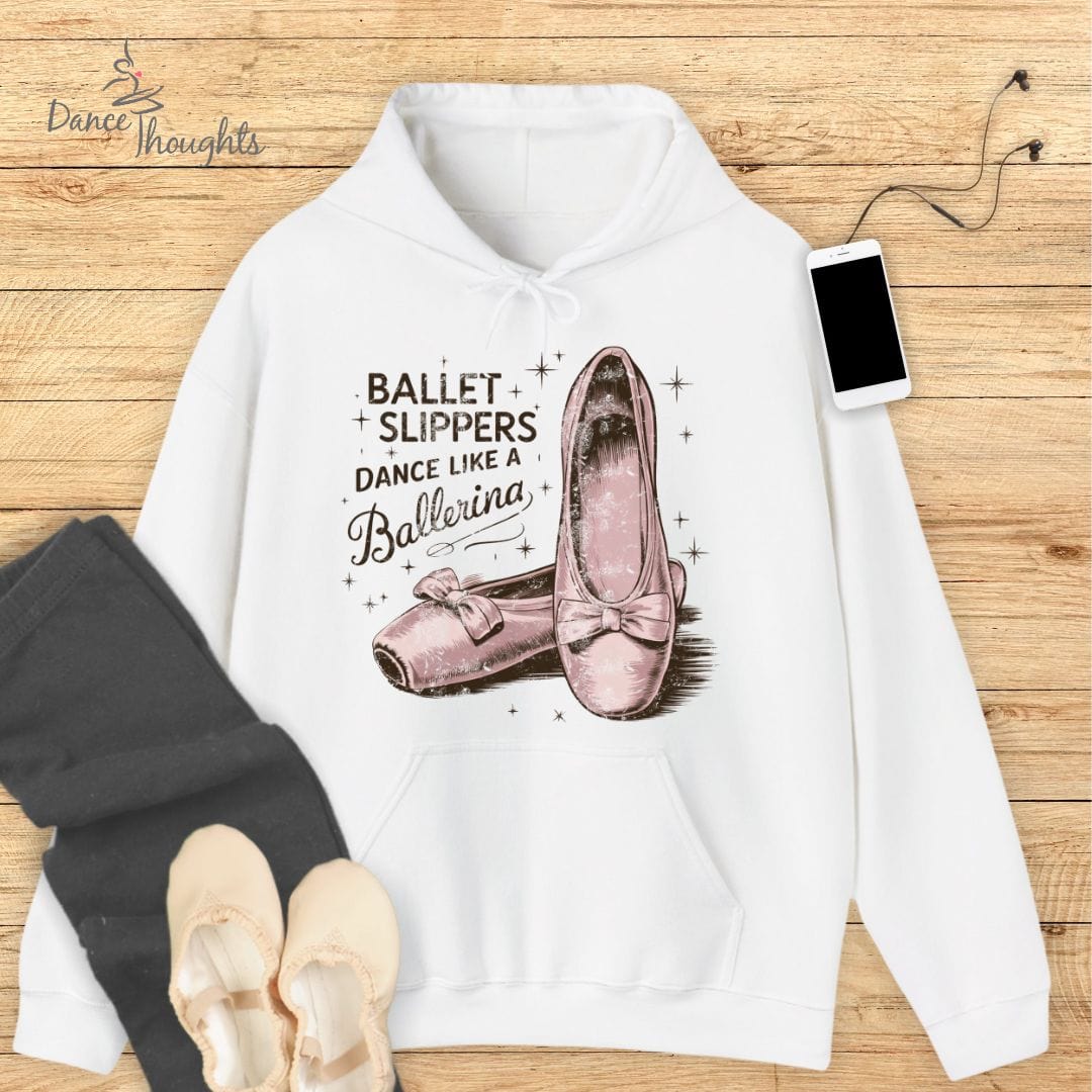 Vintage Ballet Slippers Hoodie