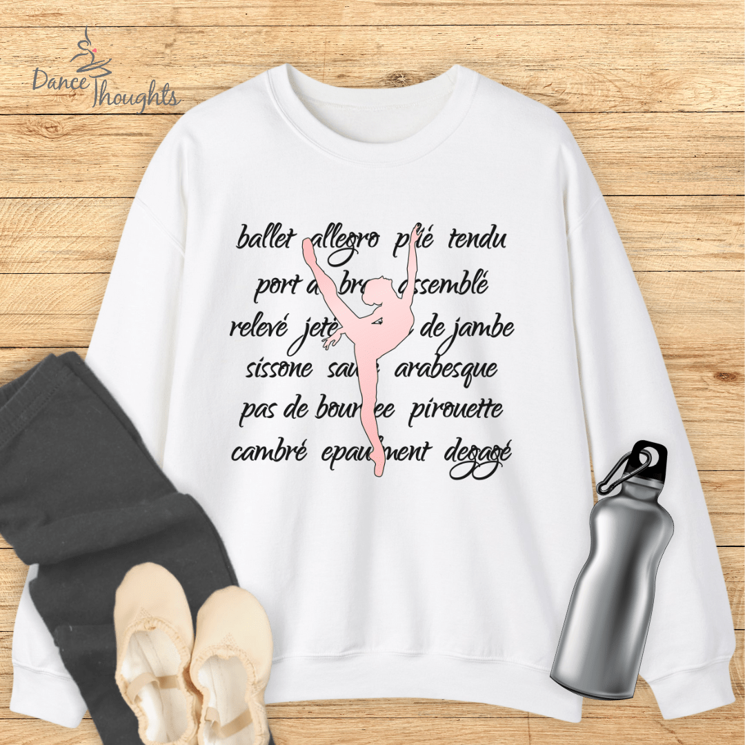 Ballet Terminology Sweatshirt