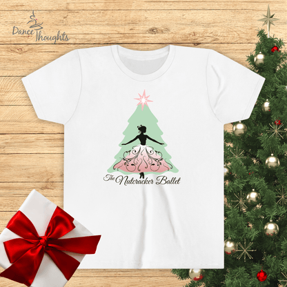 KIDS Nutcracker Christmas Tree Design T-shirt