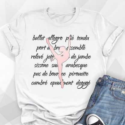 Ballet Terminology T-Shirt