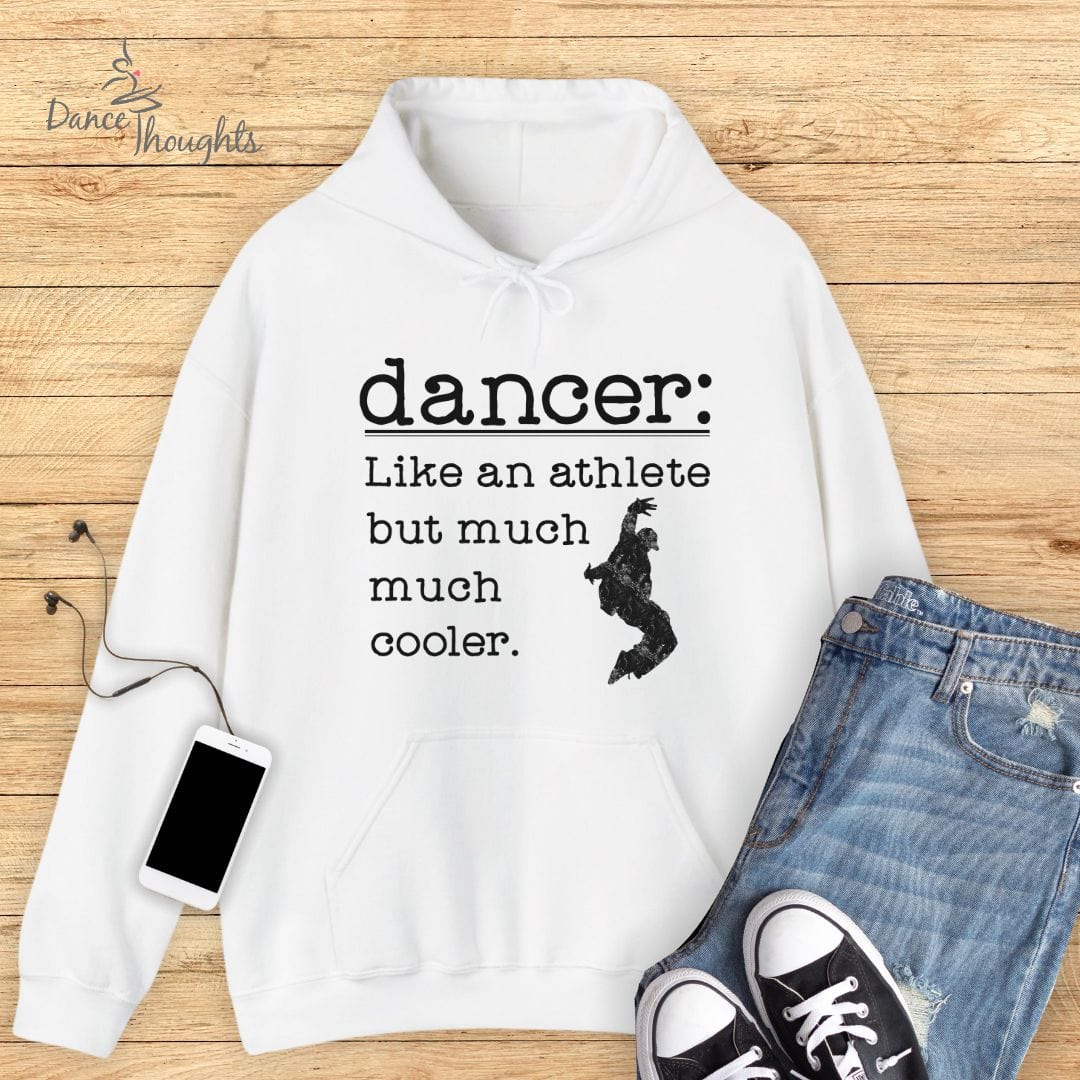 Like An Athlete Male Dancer Hoodie