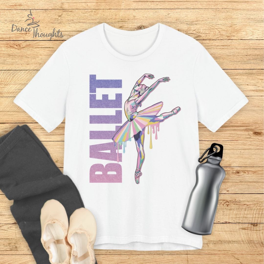 Watercolor Ballet T-Shirt-T-Shirt-Dance Thoughts