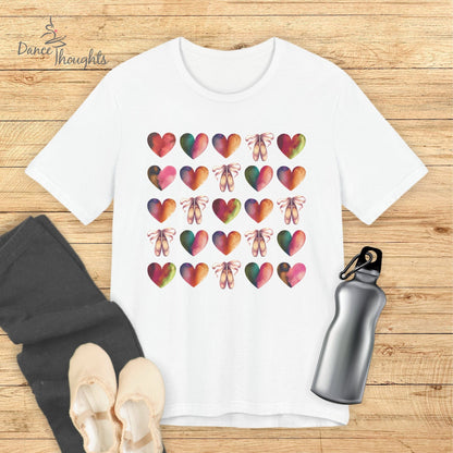 Watercolor Hearts T-shirt