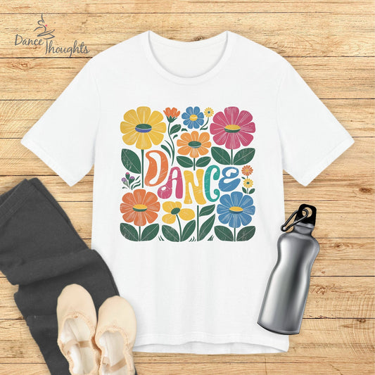 Retro Floral Dance T-shirt-T-Shirt-Dance Thoughts