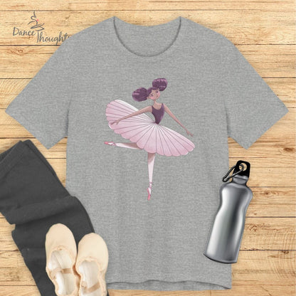 Purple Anime Ballerina T-shirt