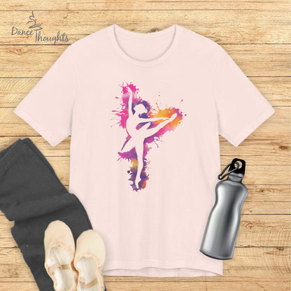 Ballerina Paint Splatter T-shirt