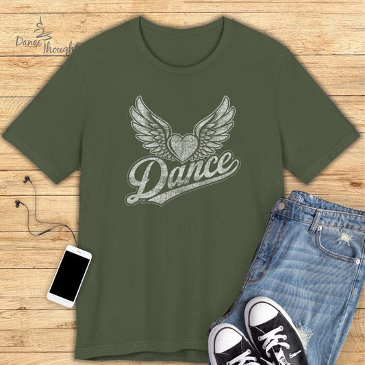 Heart With Wings T-shirt-T-Shirt-Dance Thoughts