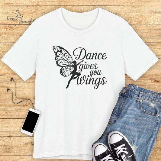 Dance Gives You Wings T-shirt-T-Shirt-Dance Thoughts