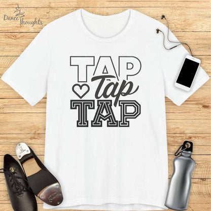 Tap Fonts T-shirt-T-Shirt-Dance Thoughts
