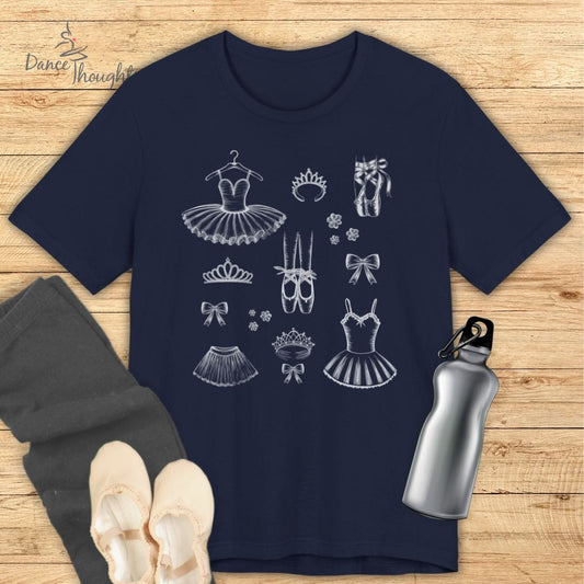 Ballet Chalk Art T-shirt