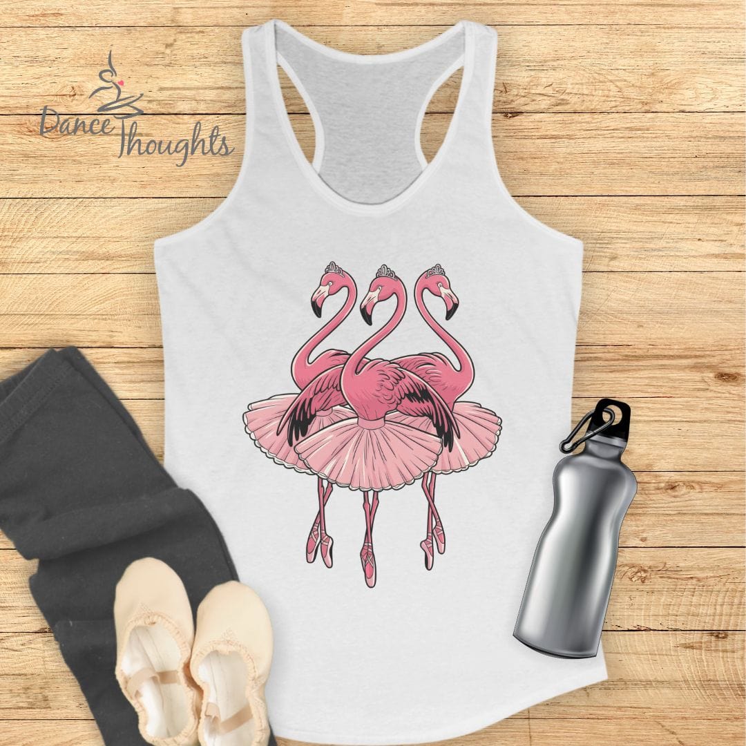 Ballerina Flamingos Tank Top