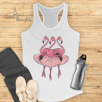 Ballerina Flamingos Tank Top