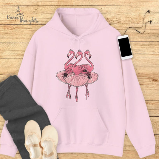 Ballerina Flamingos Hoodie