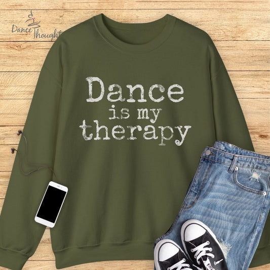 Dance Is My Therapy Sweatshirt-Sweatshirt-Dance Thoughts