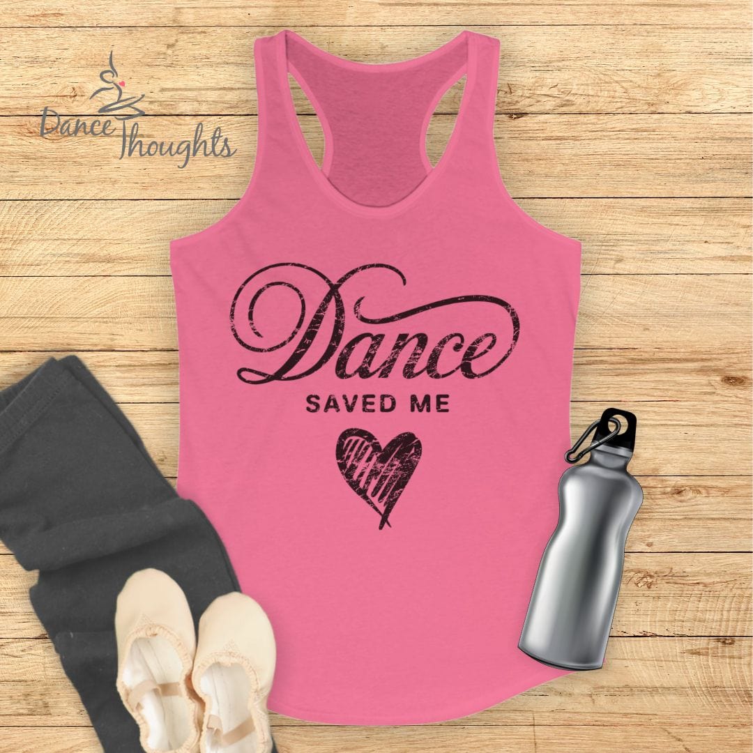 Dance Saved Me Tank Top-Tank Top-Dance Thoughts