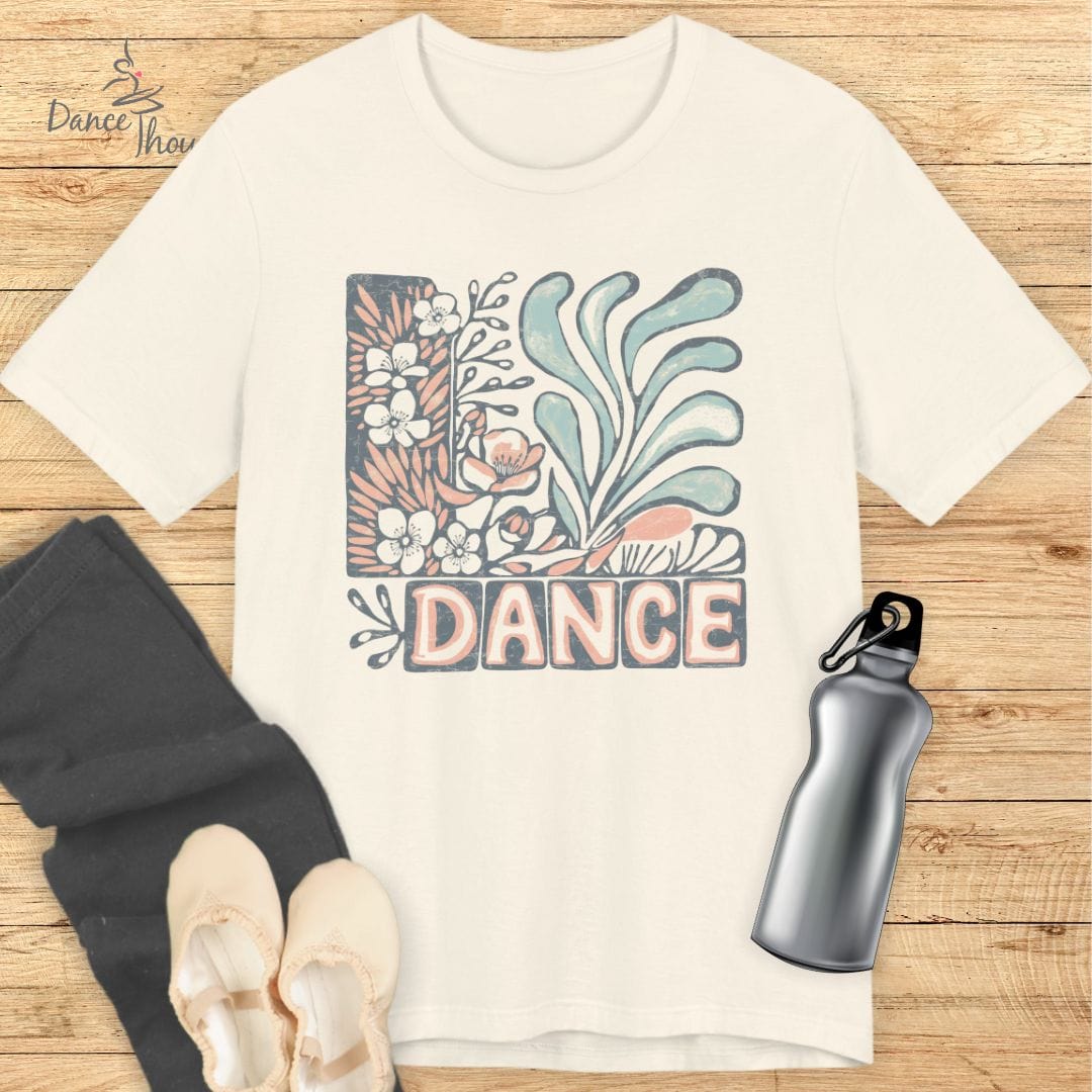 Block Art Floral Dance T-shirt-T-Shirt-Dance Thoughts
