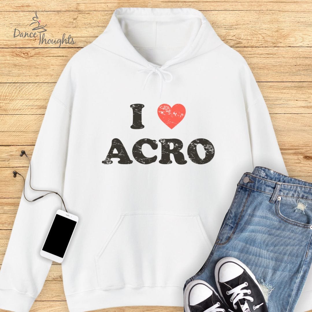 I Love Acro Hoodie-Hoodie-Dance Thoughts