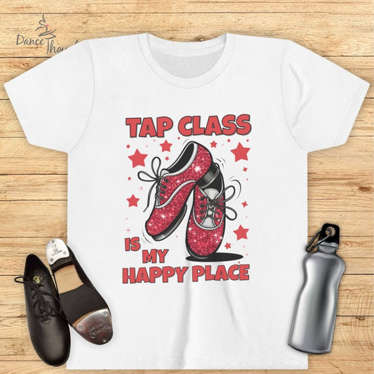 KIDS Tap Class Is My Happy Place T-Shirt-Kids clothes-Dance Thoughts