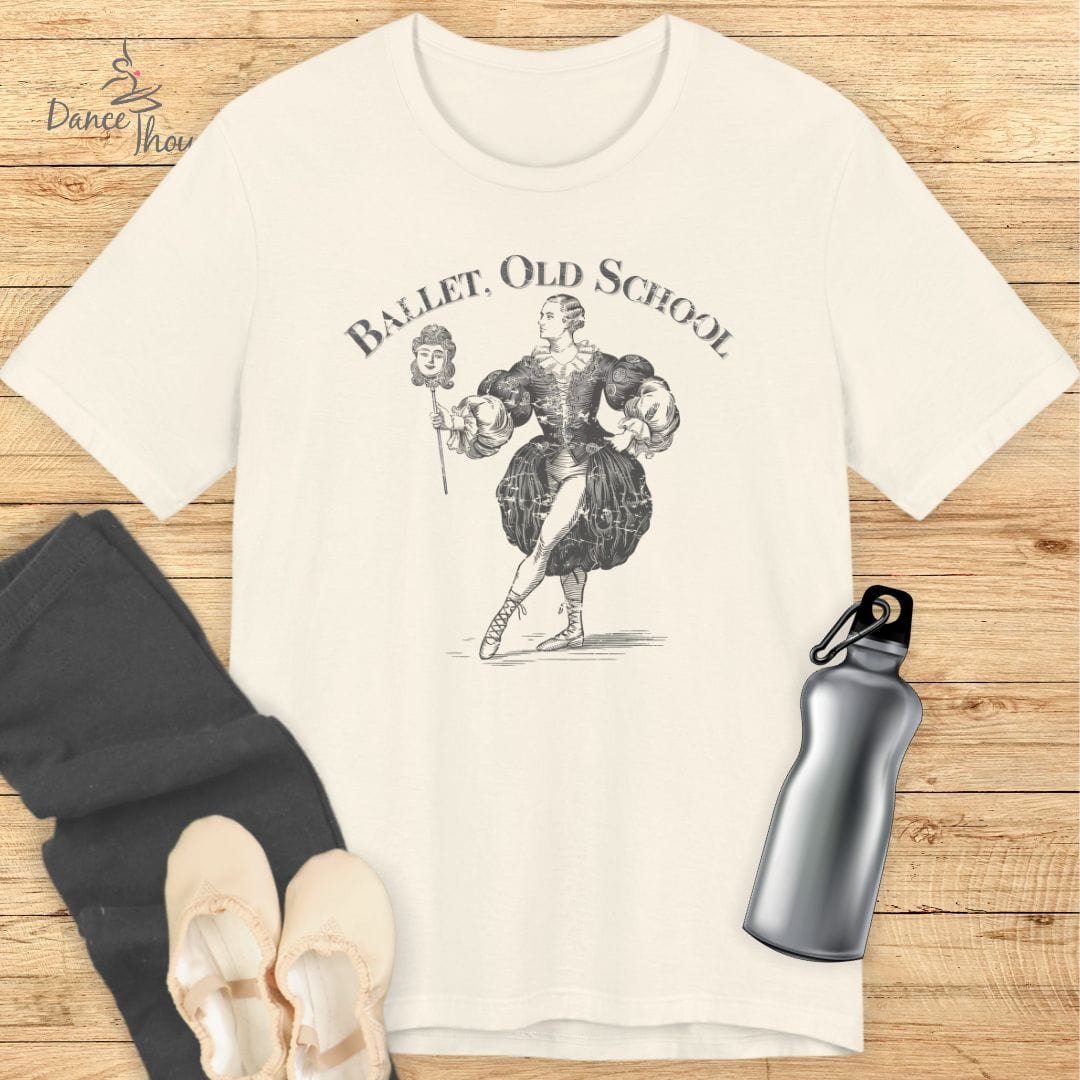 Ballet, Old School T-shirt-T-Shirt-Dance Thoughts
