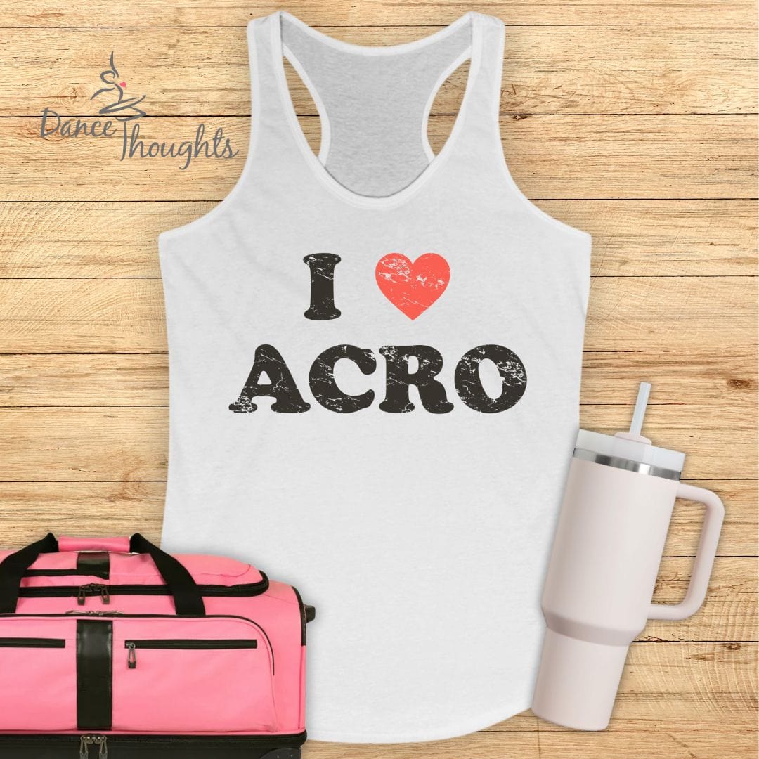 I Love Acro Tank Top-Tank Top-Dance Thoughts