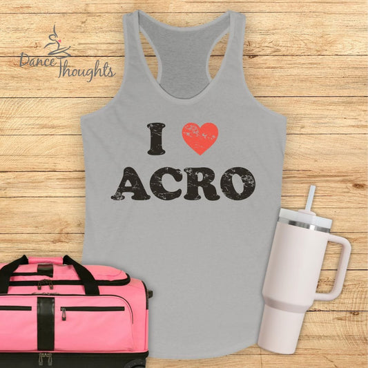 I Love Acro Tank Top-Tank Top-Dance Thoughts