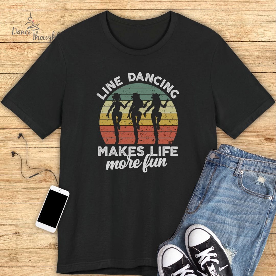 Line Dancing T-shirt-T-Shirt-Dance Thoughts