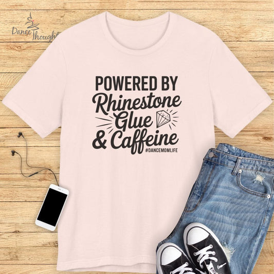 Powered by Rhinestone Glue T-shirt